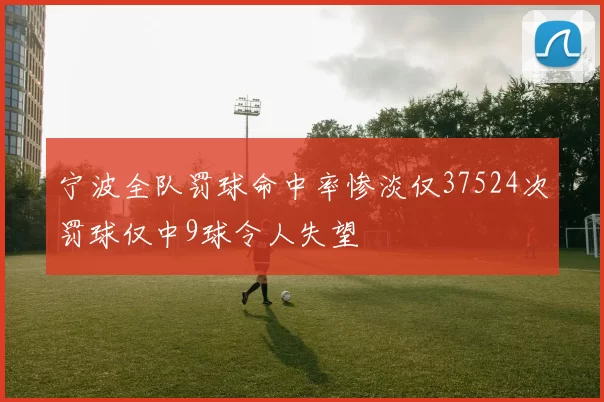 宁波全队罚球命中率惨淡仅37524次罚球仅中9球令人失望